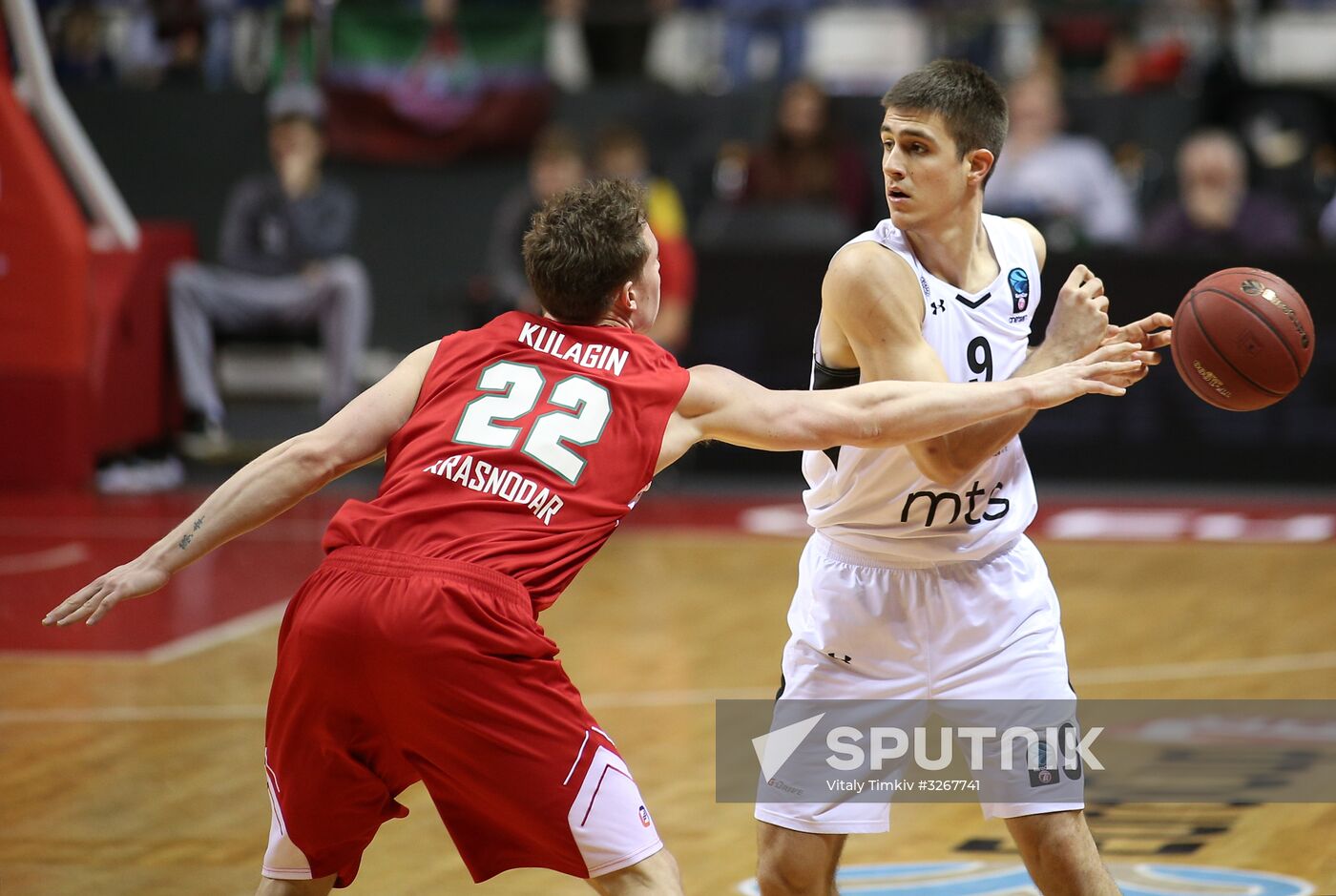 Eurocup Basketball. Lokomotiv Kuban vs. Partizan