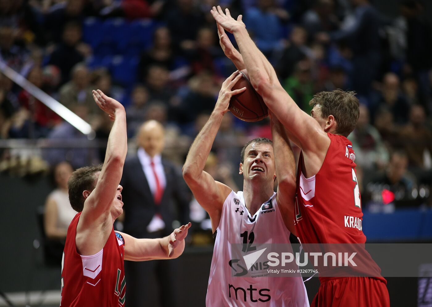 Eurocup Basketball. Lokomotiv Kuban vs. Partizan