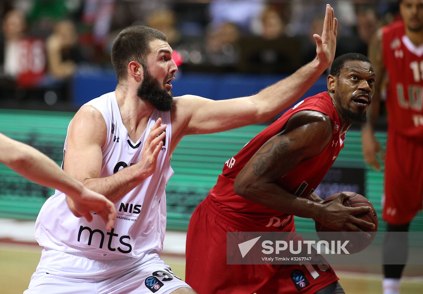 Eurocup Basketball. Lokomotiv Kuban vs. Partizan