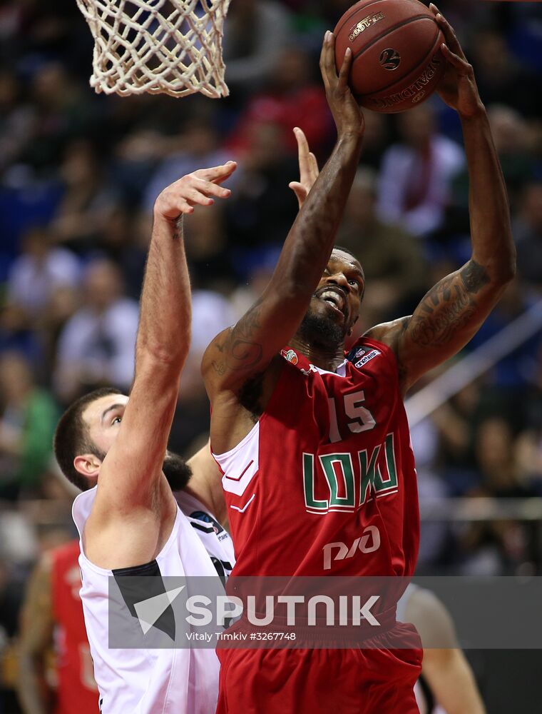 Eurocup Basketball. Lokomotiv Kuban vs. Partizan