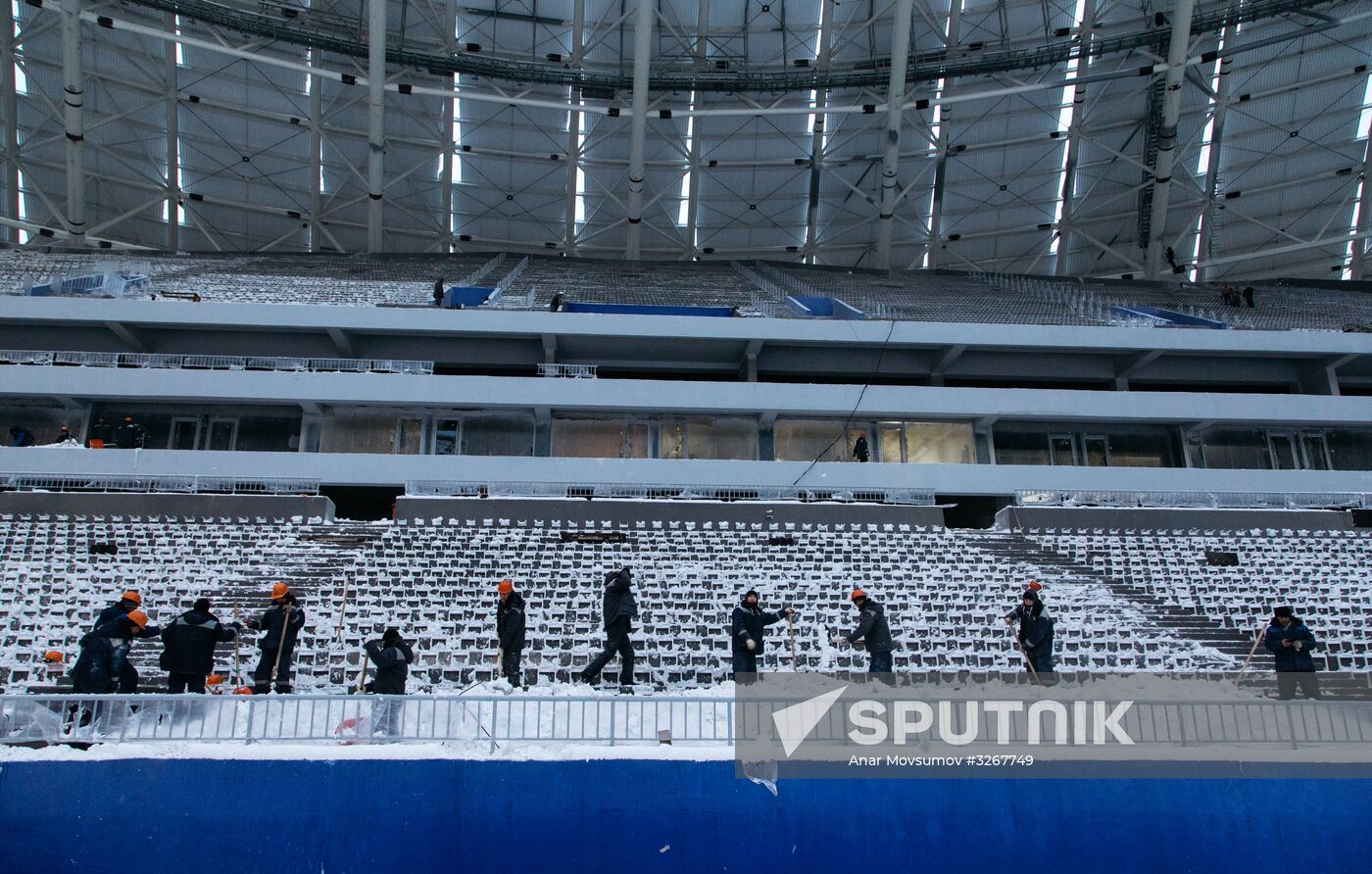 Construction of Samara Arena