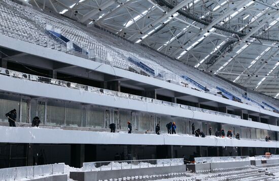 Construction of Samara Arena