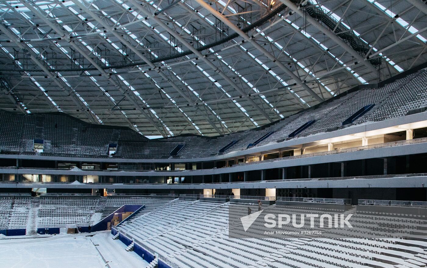 Construction of Samara Arena