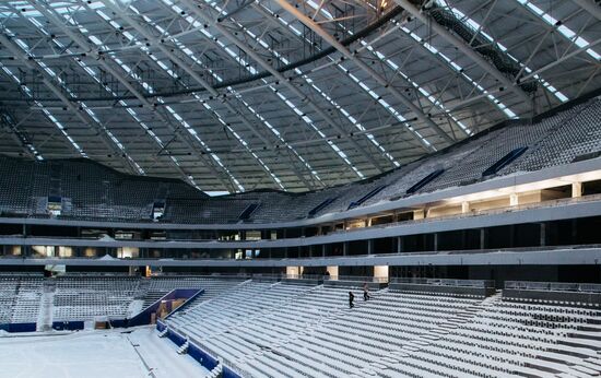 Construction of Samara Arena