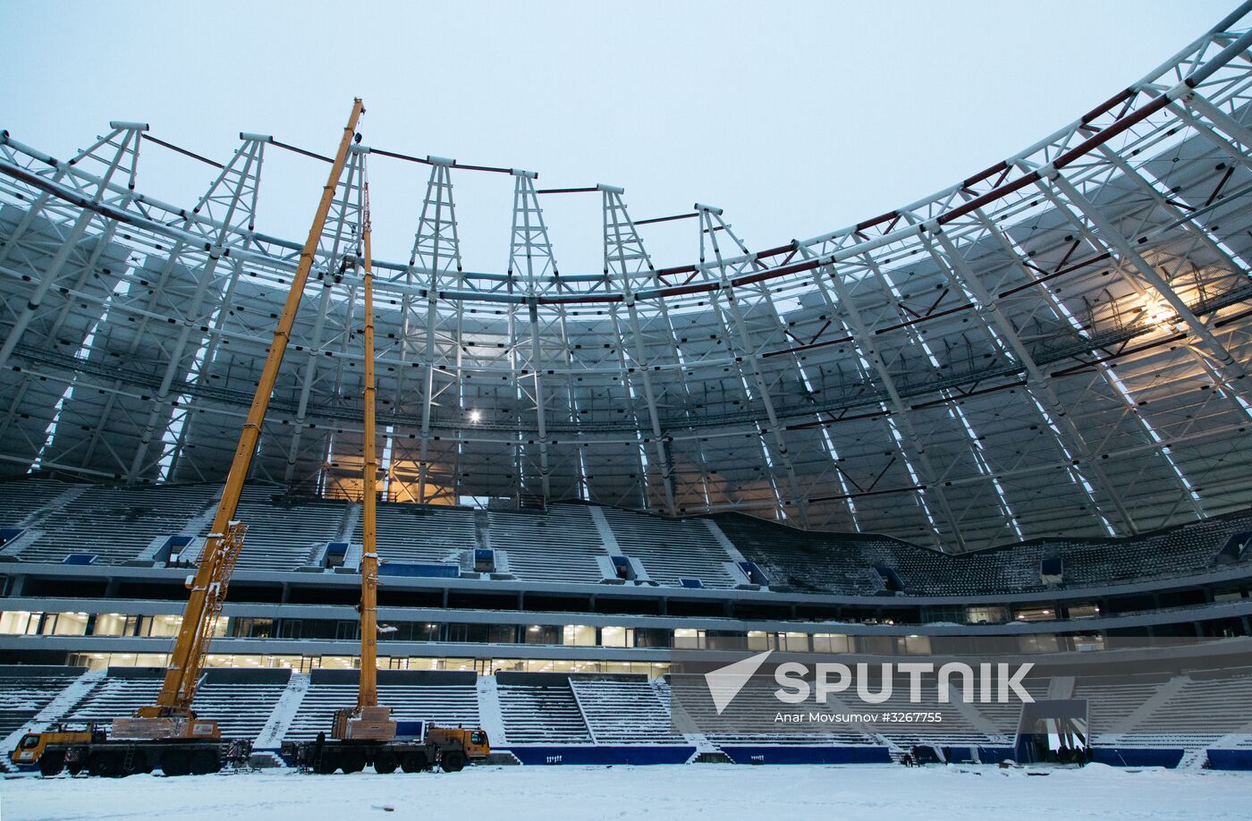 Construction of Samara Arena