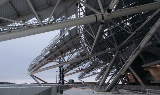 Construction of Samara Arena