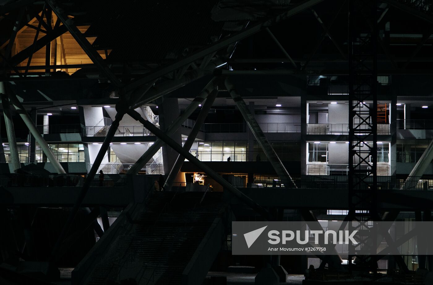 Construction of Samara Arena