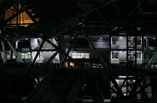 Construction of Samara Arena