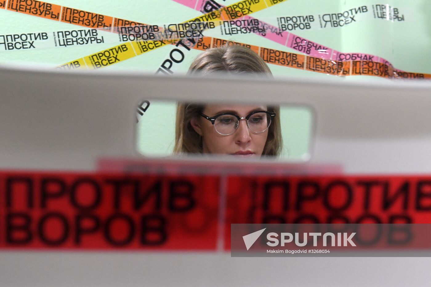 Ksenia Sobchak opens her election campaign office in Kazan