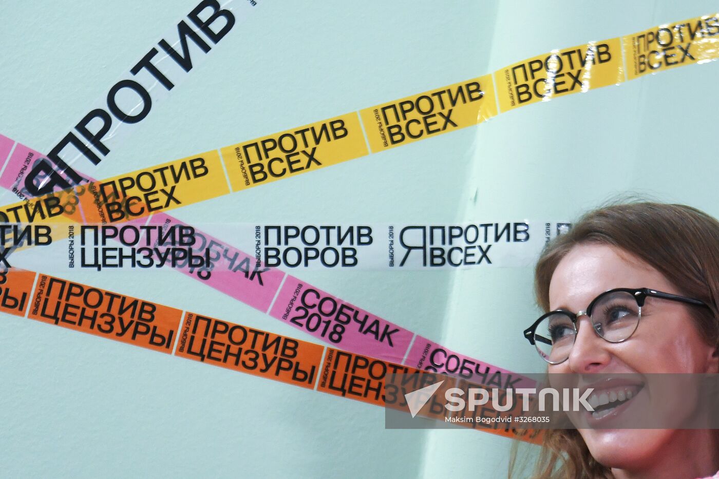 Ksenia Sobchak opens her election campaign office in Kazan