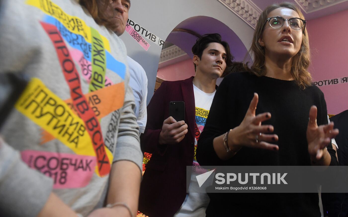 Ksenia Sobchak opens her election campaign office in Kazan
