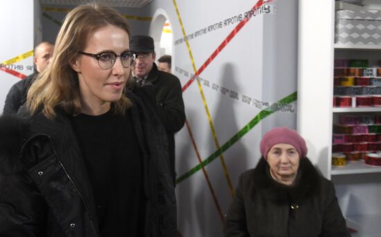 Ksenia Sobchak opens her election campaign office in Kazan