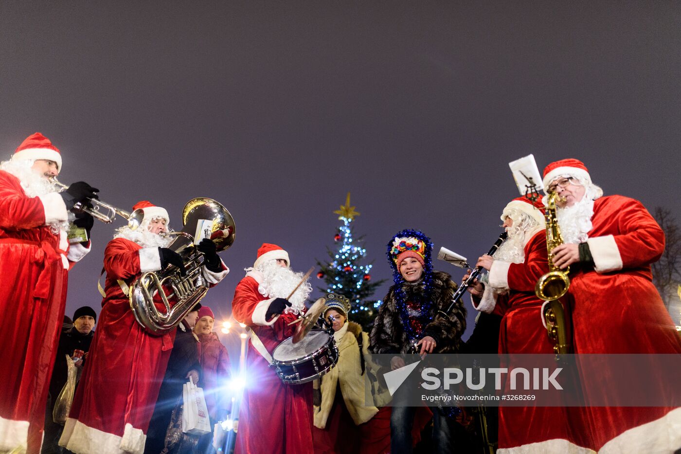 Parade of snow maidens