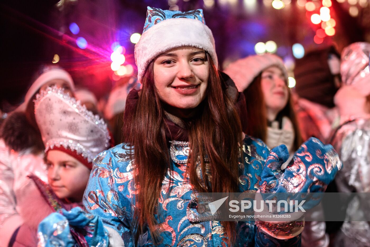 Parade of snow maidens