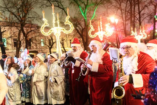 Parade of snow maidens