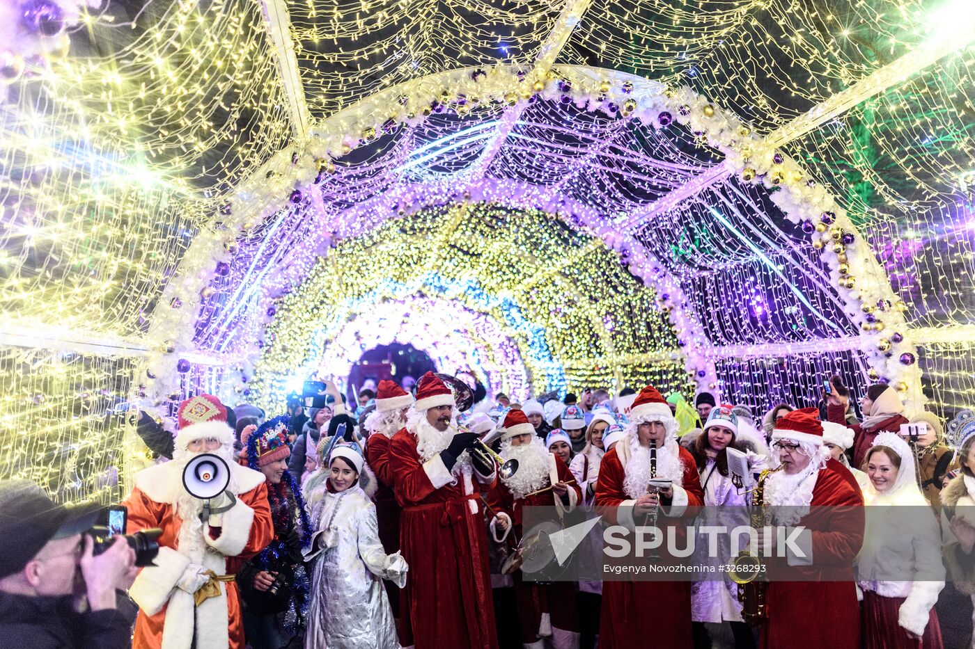 Parade of snow maidens