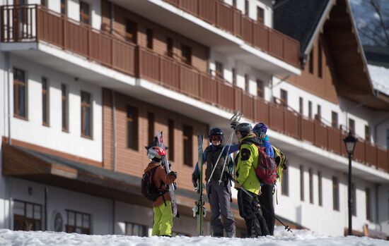 Year-round mountain resort Rosa Khutor in Krasnaya Polyana