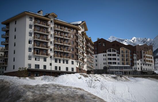Year-round mountain resort Rosa Khutor in Krasnaya Polyana