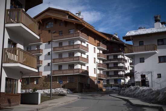 Year-round mountain resort Rosa Khutor in Krasnaya Polyana