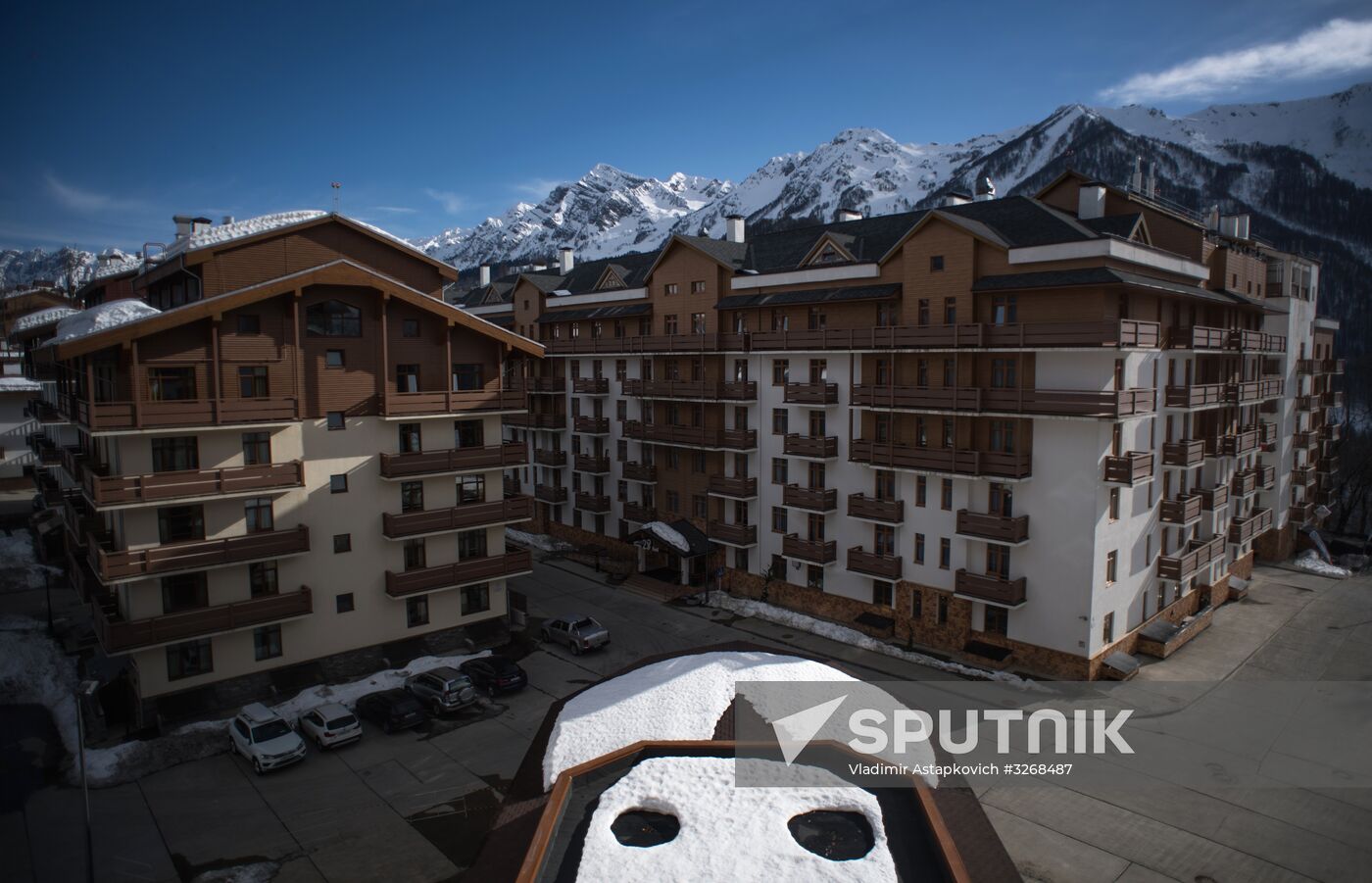 Year-round mountain resort Rosa Khutor in Krasnaya Polyana