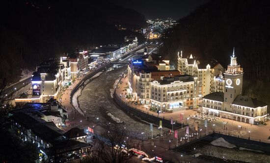 Year-round Rosa Khutor Alpine Resort in Krasnaya Polyana