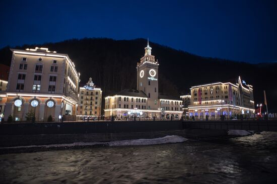 Year-round mountain resort Rosa Khutor in Krasnaya Polyana