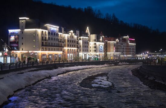 Year-round mountain resort Rosa Khutor in Krasnaya Polyana