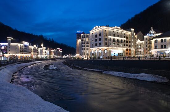 Year-round mountain resort Rosa Khutor in Krasnaya Polyana