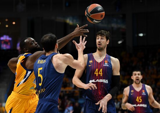Basketball. Euroleague. Khimki vs. Barcelona
