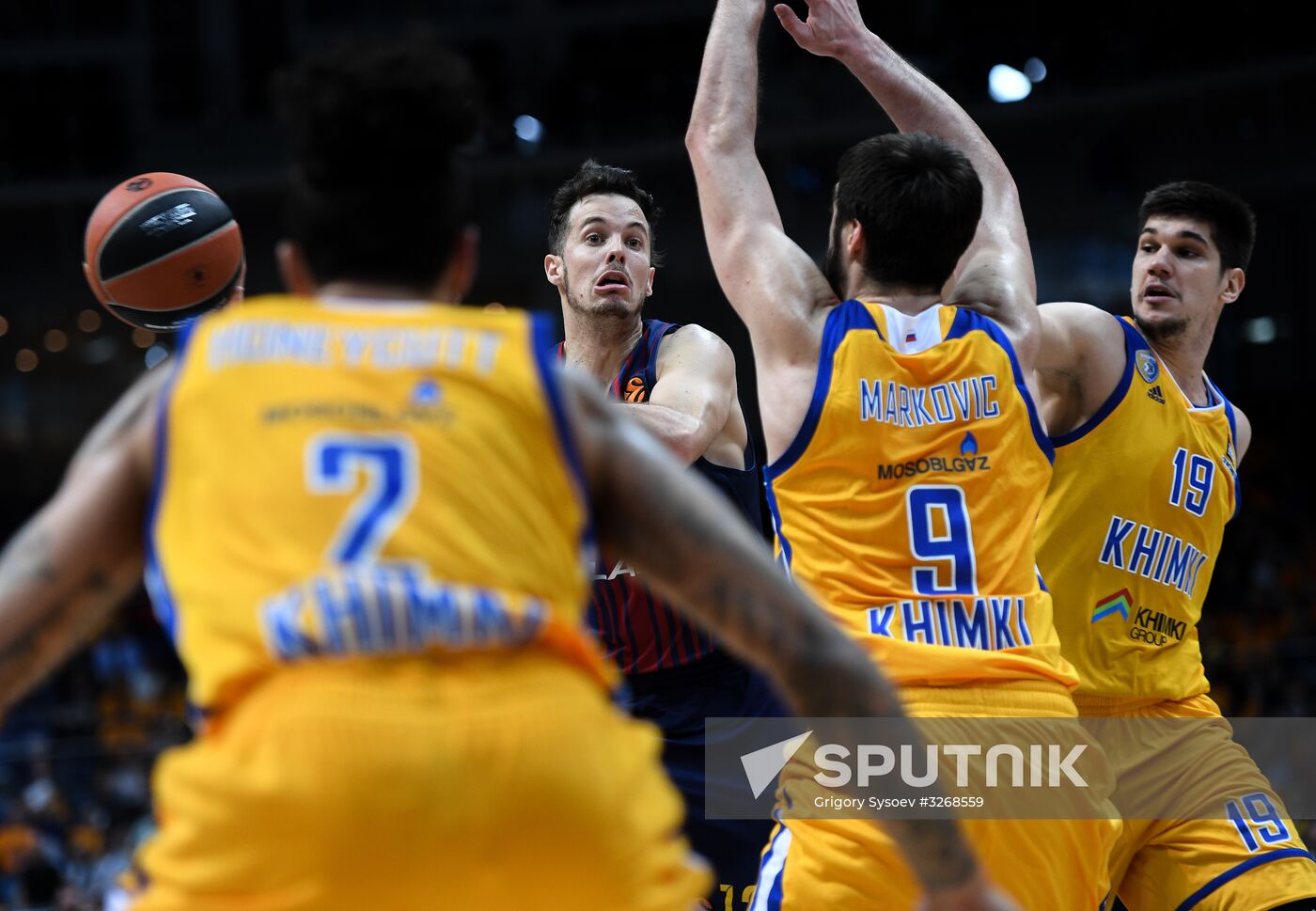 Basketball. Euroleague. Khimki vs. Barcelona