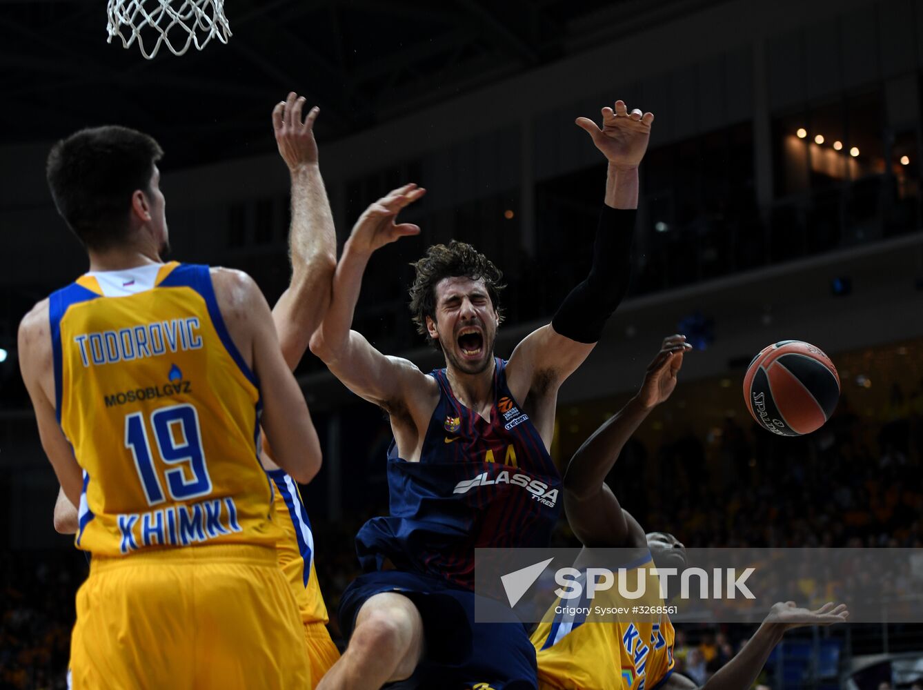 Basketball. Euroleague. Khimki vs. Barcelona