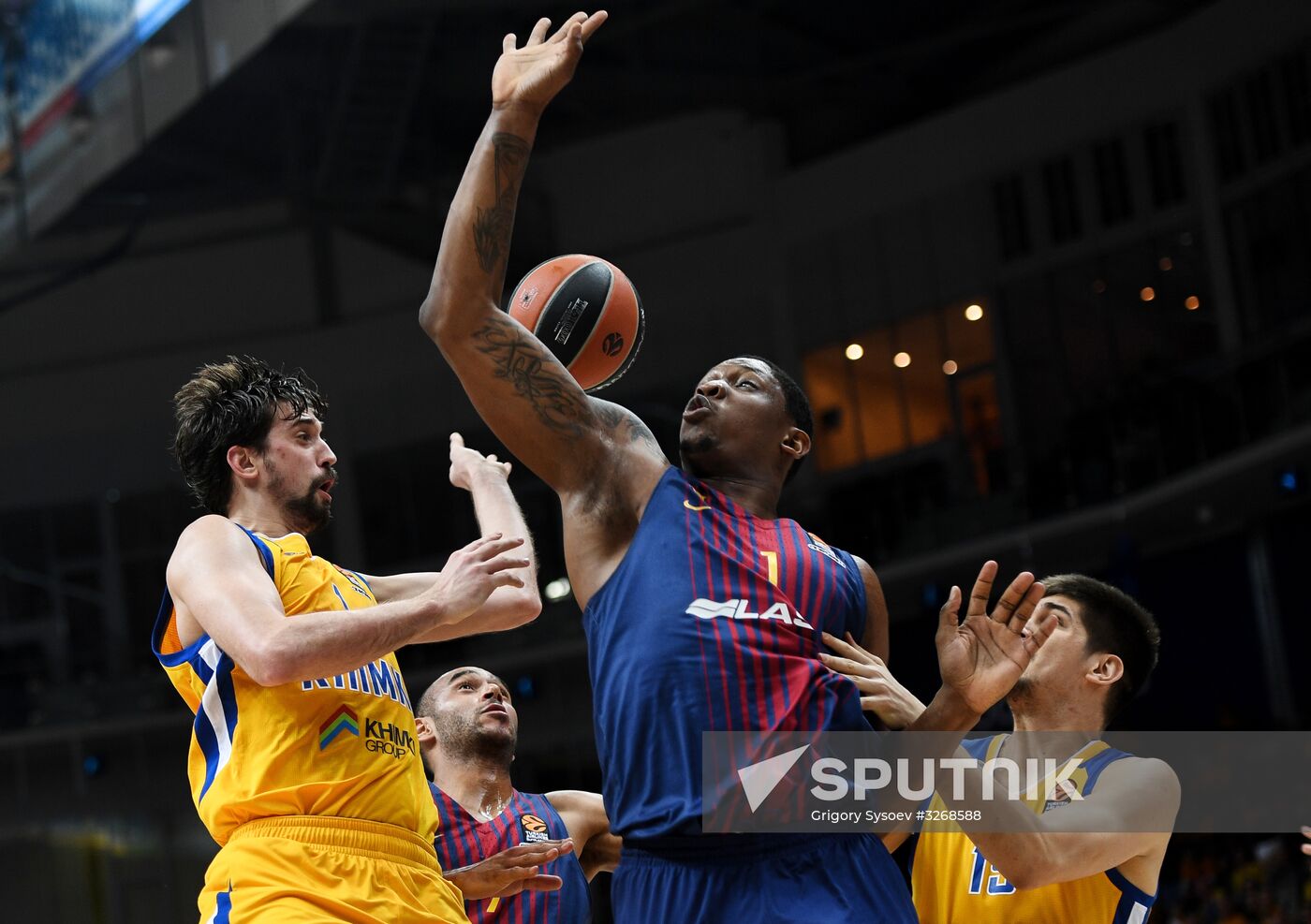 Basketball. Euroleague. Khimki vs. Barcelona