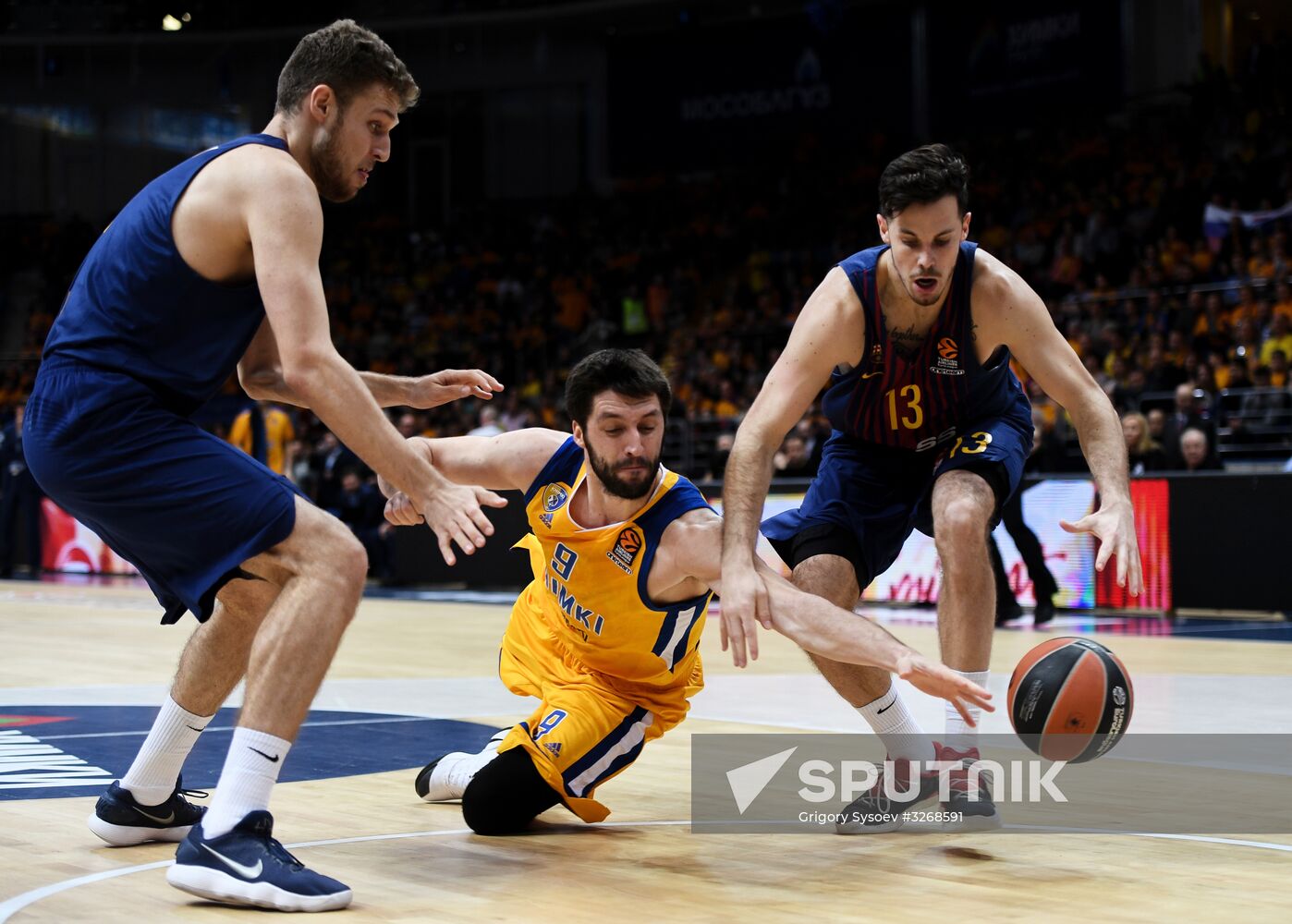 Basketball. Euroleague. Khimki vs. Barcelona