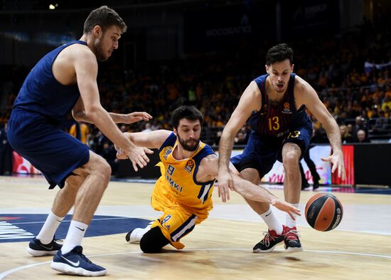 Basketball. Euroleague. Khimki vs. Barcelona