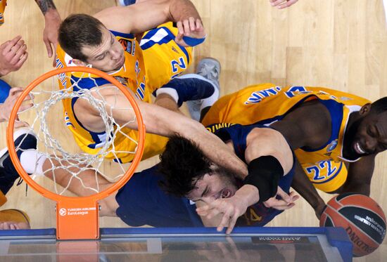 Basketball. Euroleague. Khimki vs. Barcelona