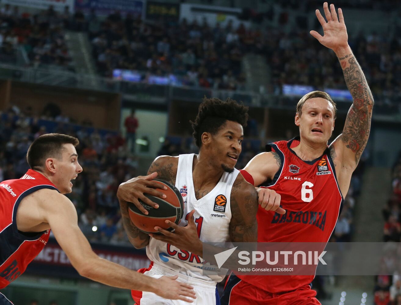 Basketball EuroLeague. Saski Baskonia vs. CSKA
