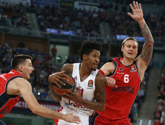 Basketball EuroLeague. Saski Baskonia vs. CSKA