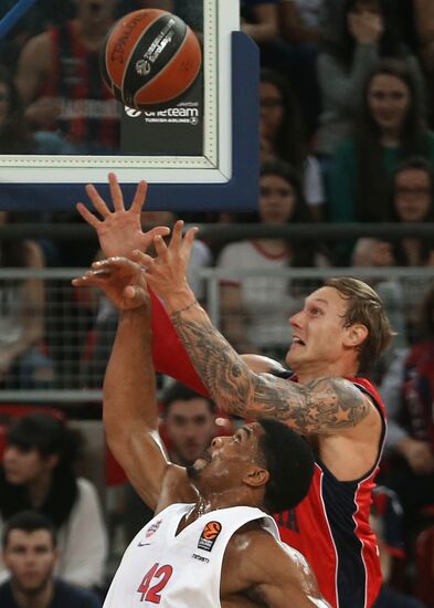 Basketball EuroLeague. Saski Baskonia vs. CSKA