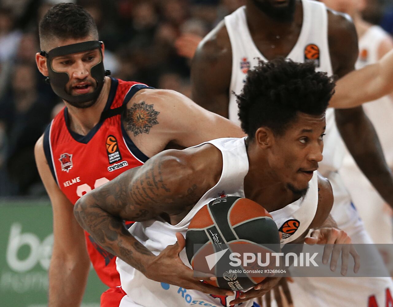 Basketball EuroLeague. Saski Baskonia vs. CSKA