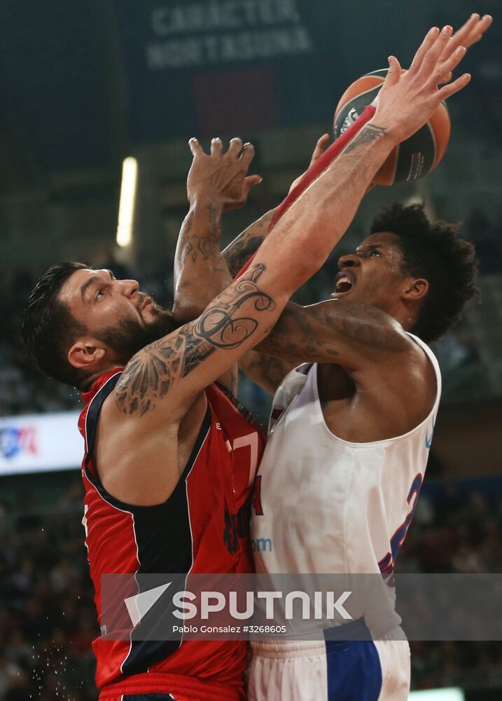 Basketball EuroLeague. Saski Baskonia vs. CSKA