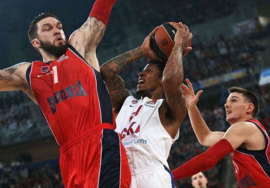Basketball EuroLeague. Saski Baskonia vs. CSKA
