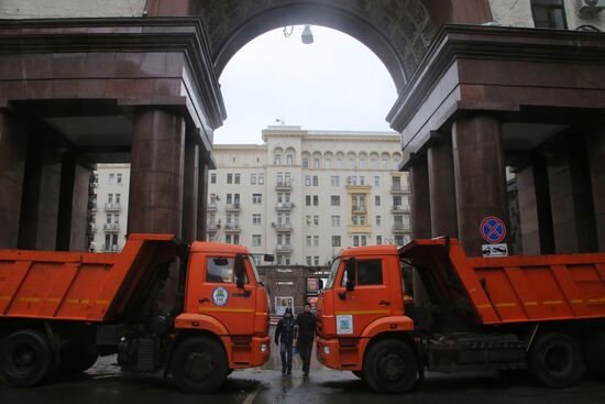Security during holidays in Moscow