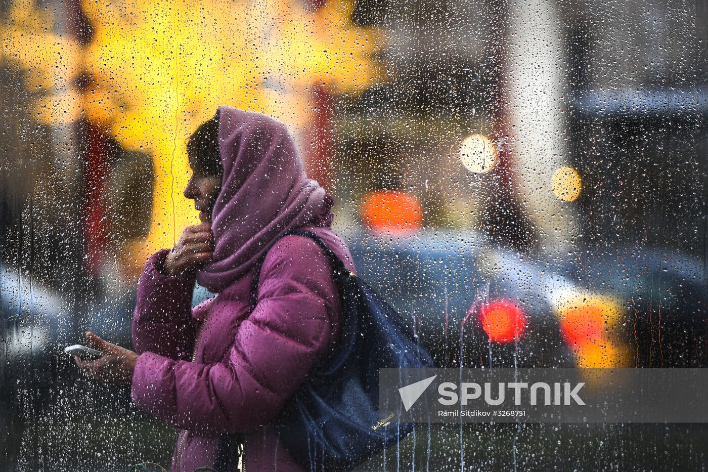 Abnormally warm weather in Moscow