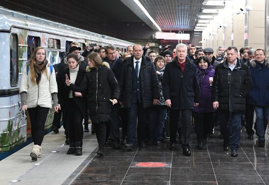 Opening of Moscow Metro's new Khovrino station