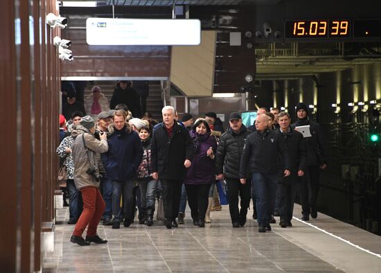 Opening of Moscow Metro's new Khovrino station