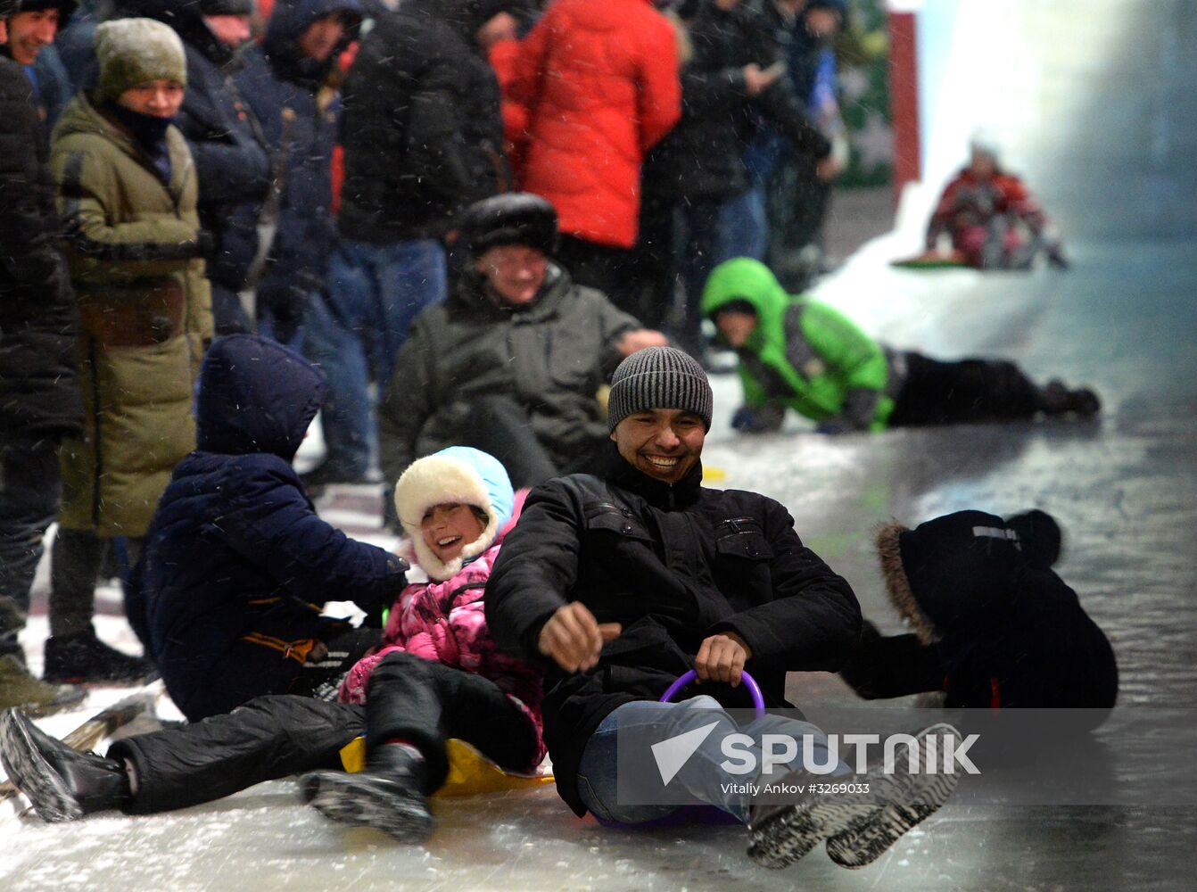 New Year celebrations in Russian regions