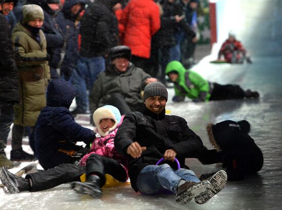 New Year celebrations in Russian regions