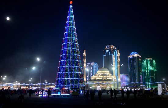 New Year celebrations in Russian regions