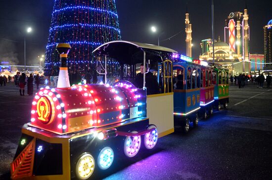 New Year celebrations in Russian regions