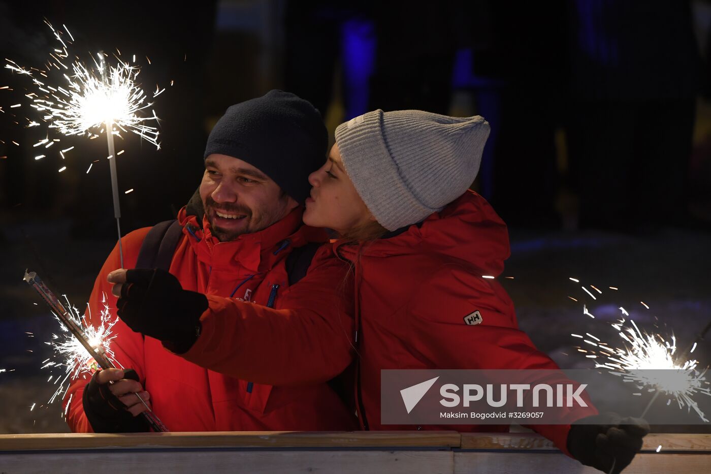 New Year celebrations in Russian regions